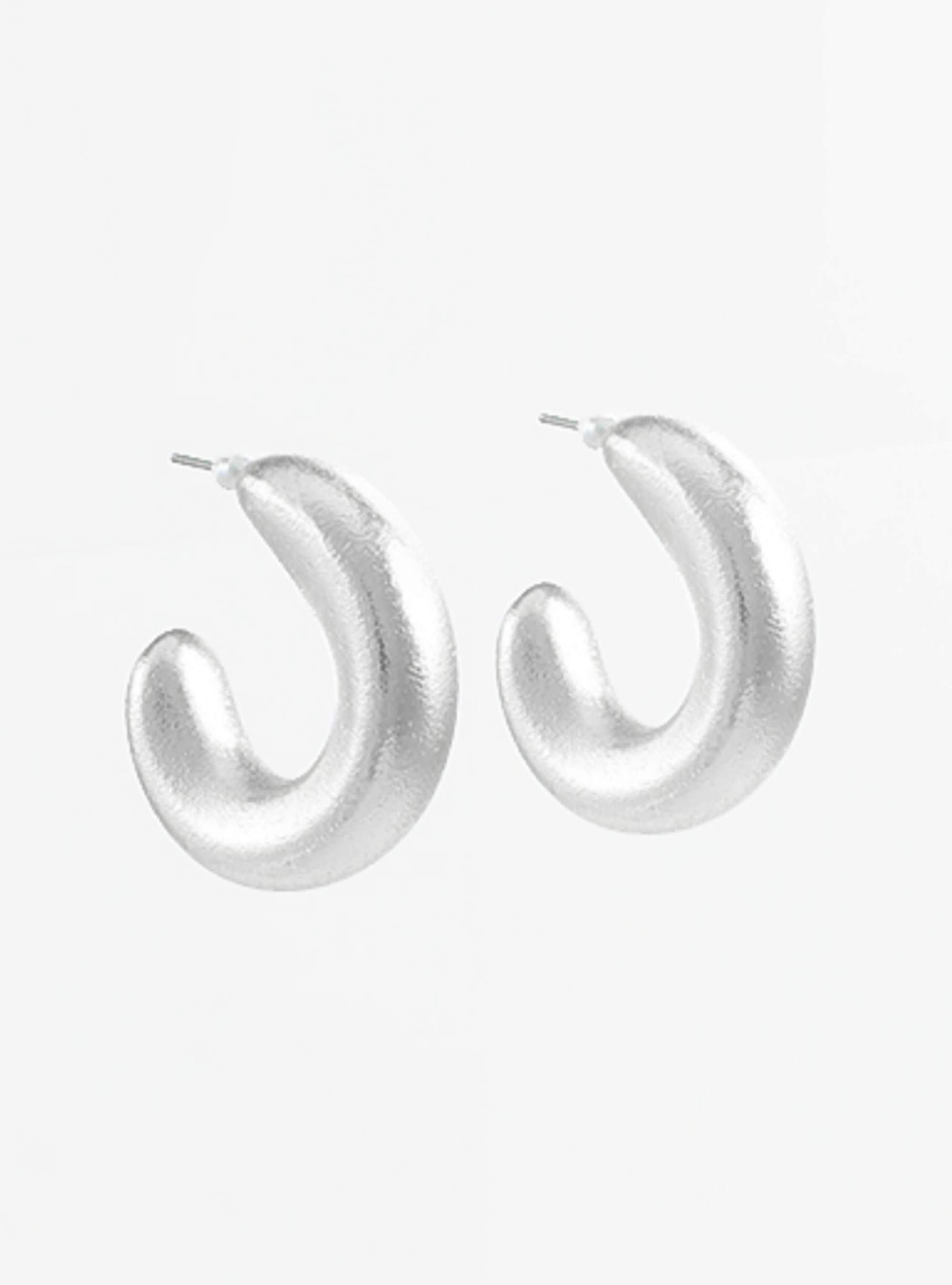 A Silver of Hope Hoop Earrings