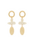 Born To Shine Gold & Pearl Earrings