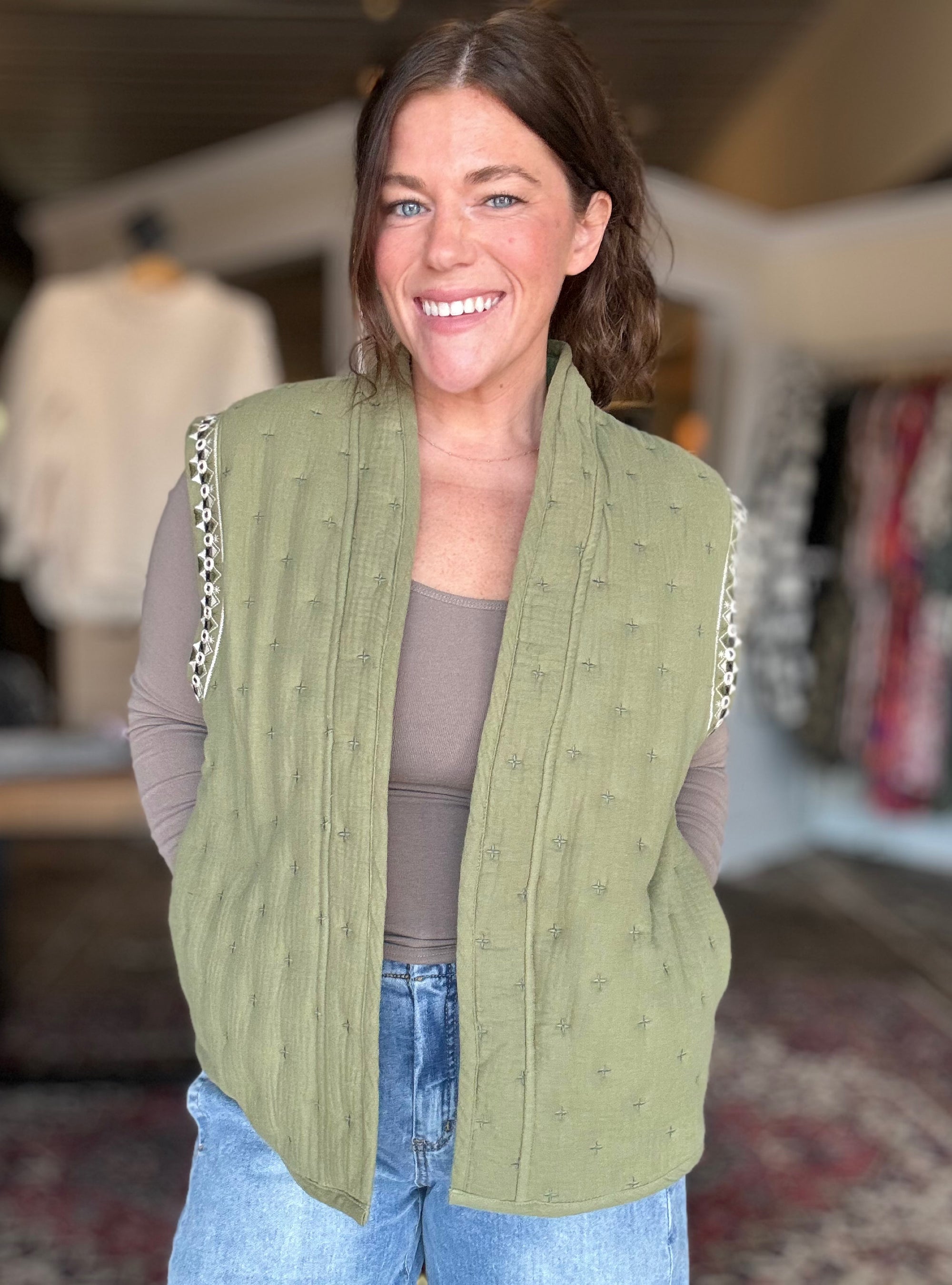 Olive The Small Things Vest