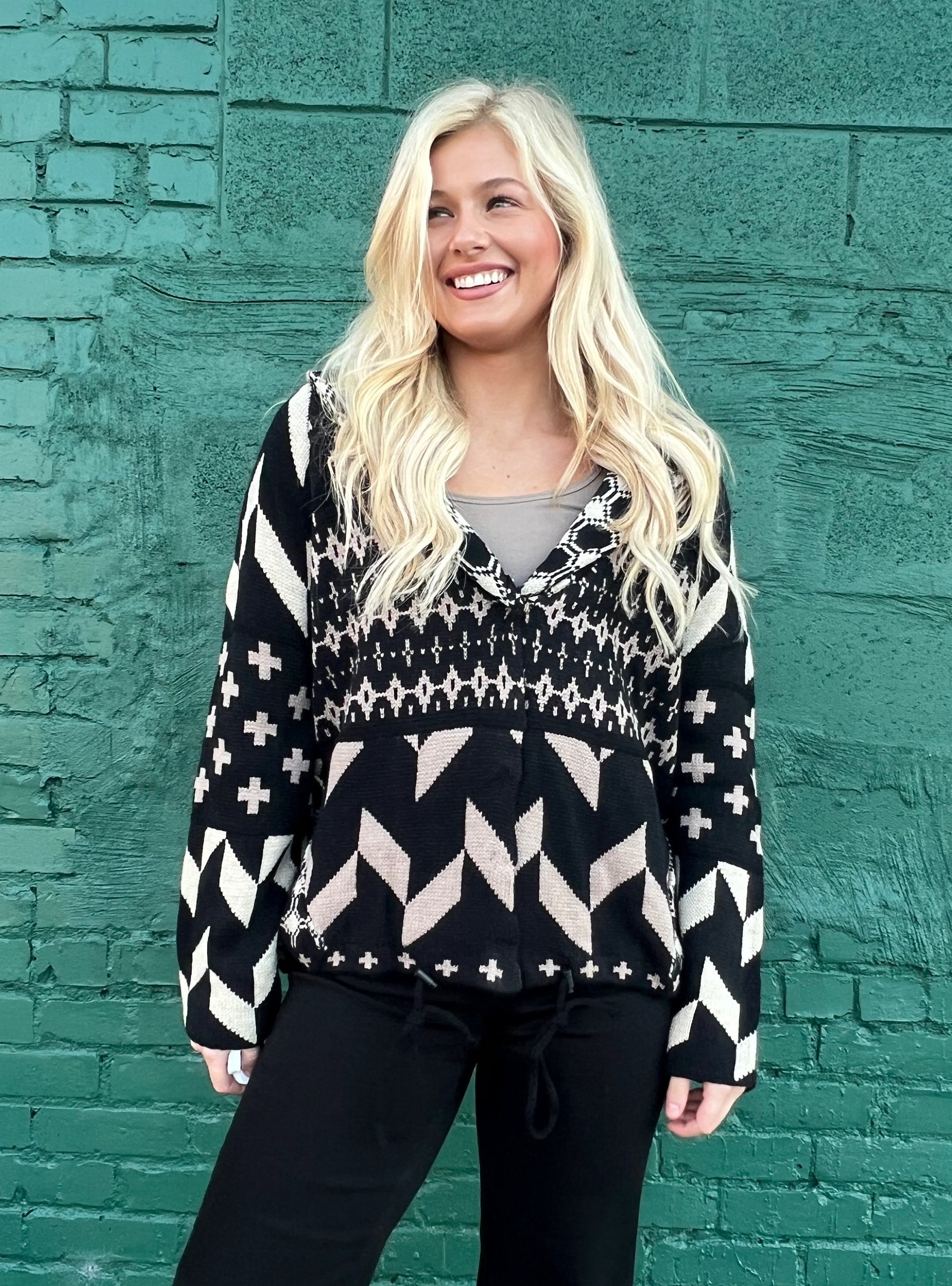 Bonfire Bliss Oversized Sweater