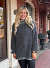 Chic In A Single Shade of Grey Sweater