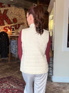 Multiples Winter White Quilted Vest