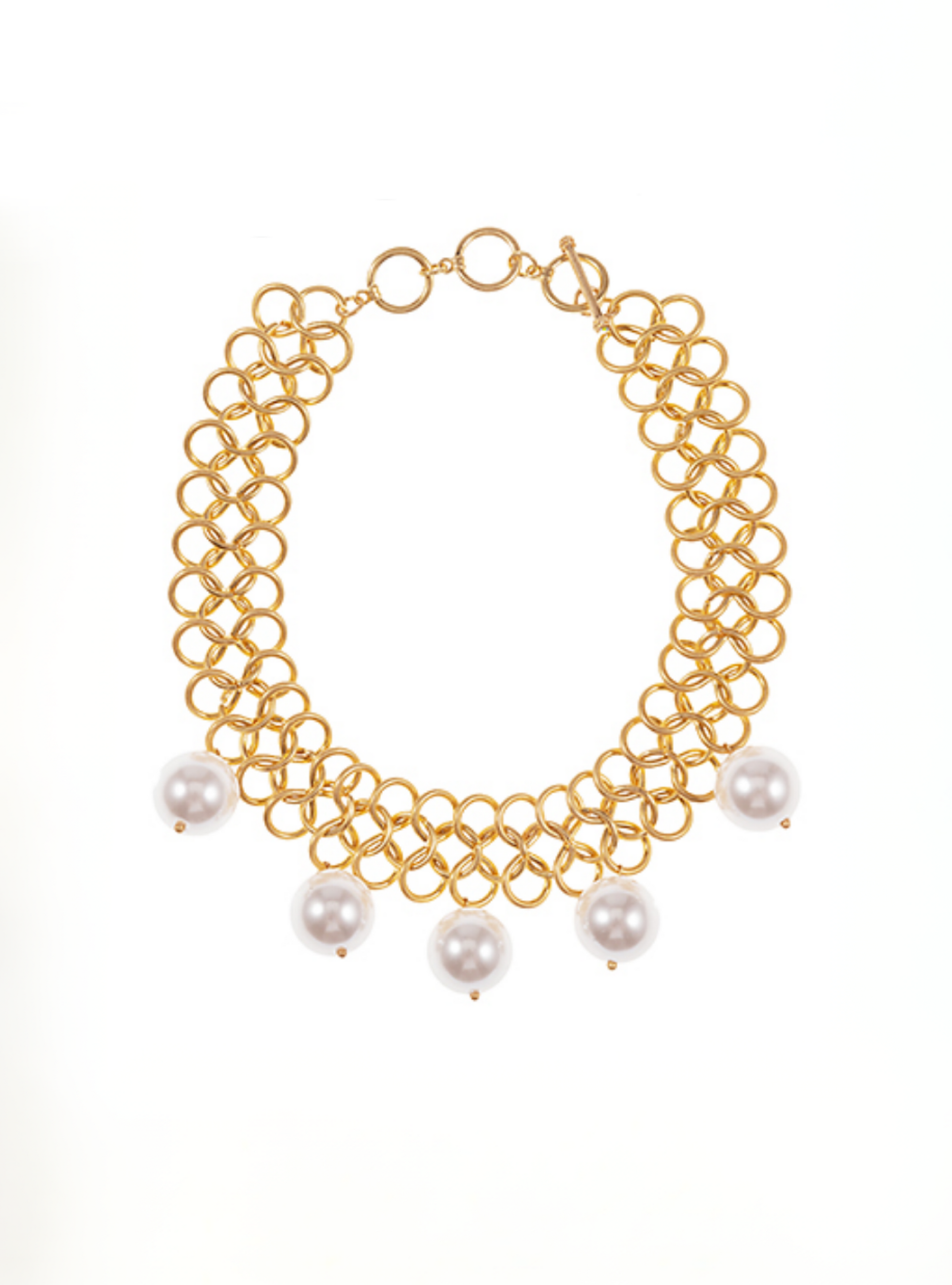 Twirls of Pearls Necklace